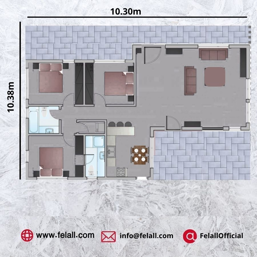 107 m² Prefabricated House