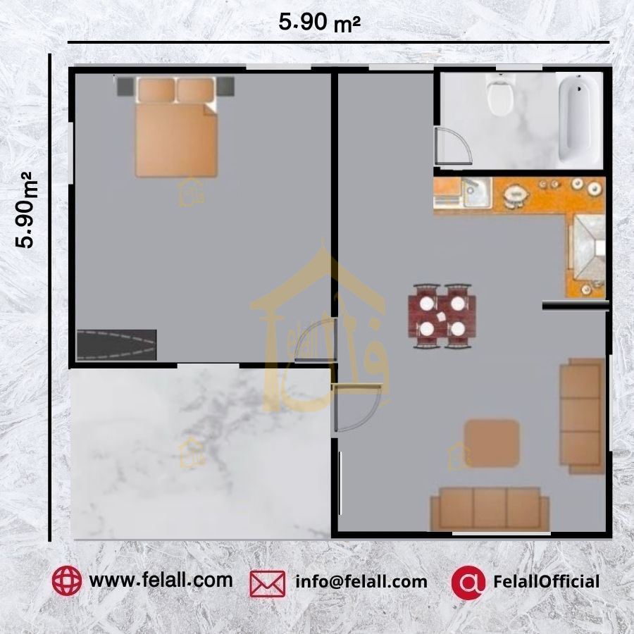 35 m² Prefabricated House