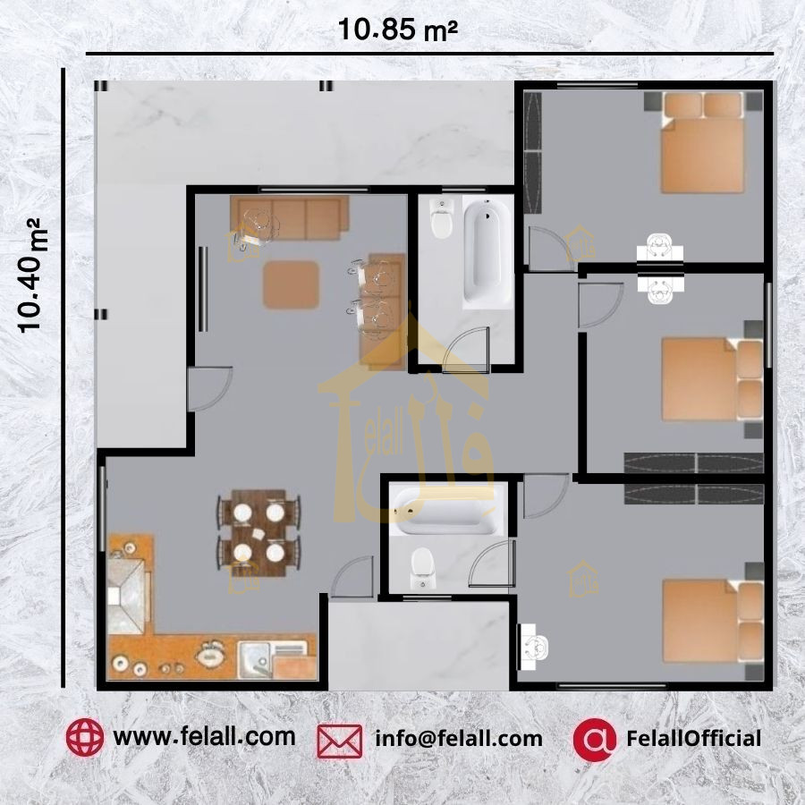 113 m² Prefabricated House